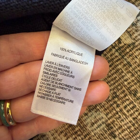 French Toast Navy Girl's Cardigan • size small 6/6x • Navy - Picture 7 of 8